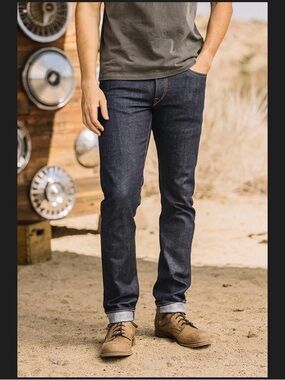 NWOT HIROSHI KATO “THE PEN SLIM” DENIM JEANS SIZE 31 L/N $228